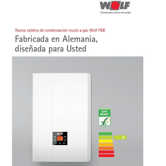 CALDERA CONDENSACION WOLF 24/28 GAS NATURAL ENVIO GRATIS Grupo Respira