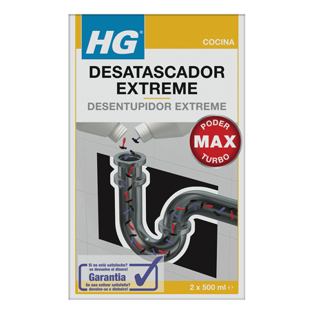Desatascador extreme 2x500ml